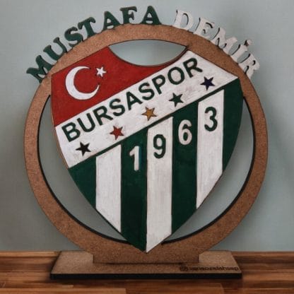 Bursaspor Ahşap Biblo | #sanaozel